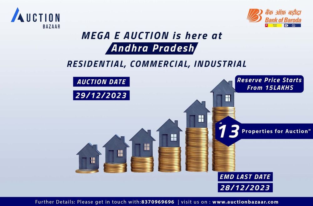 Bank Auction Properties at discounted rate Auction Bazaar